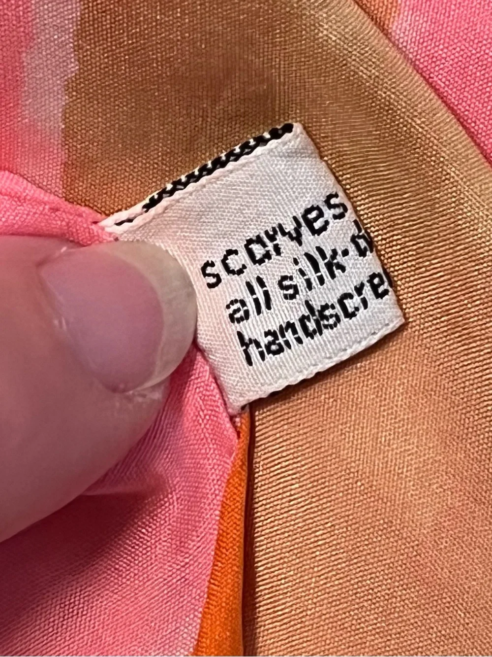 Vintage Find! Vera Mid-Century Silk Scarf